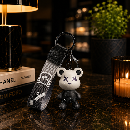 Galaxy Bear Keychain